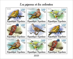 Togo  2023 Pigeons And Doves. (249f30) OFFICIAL ISSUE - Tauben & Flughühner