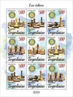 Togo  2023 Chess. (249f41) OFFICIAL ISSUE - Echecs