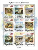 Togo  2023 Amsterdam Rijksmuseum. (249f51) OFFICIAL ISSUE - Museos