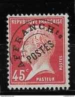 FRANCE - PREOBLITERE   Nº 67*   NEUF CHARNIERE  2 SCANS - Altri & Non Classificati