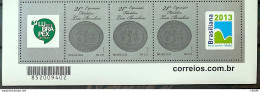 C 3220 Brazil Stamp Exhibition Portugal Lubrapex Bulls Eye 2012 Vignette And 3 Units - Unused Stamps