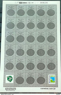 C 3220 Brazil Stamp Exhibition Portugal Lubrapex Bulls Eye 2012 Sheet - Unused Stamps