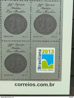 C 3220 Brazil Stamp Exhibition Portugal Lubrapex Bulls Eye 2012 Block Of 4 Vignette Brasiliana - Unused Stamps