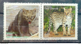 C 3217 Brazil Stamp Fauna Moorish Cat And Ocelot Feline 2012 Complete Series - Unused Stamps