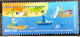 C 3210 Brazil Stamp Rio + 20 Oceans And Seas Boat Fish Ship Police 2012 - Unused Stamps