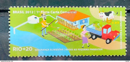 C 3193 Brazil Stamp Rio + 20 Food Security Economy Cow Chicken Truck 2012 - Unused Stamps