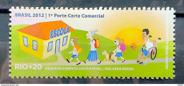 C 3190 Brazil Stamp Rio + 20 School Basketball Education Dog Social Inclusion 2012 - Neufs