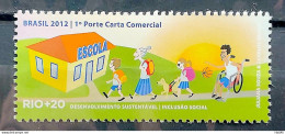C 3190 Brazil Stamp Rio + 20 School Basketball Education Dog Social Inclusion 2012 - Unused Stamps