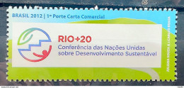 C 3191 Brazil Stamp Rio + 20 Logo Nations United 2012 - Unused Stamps