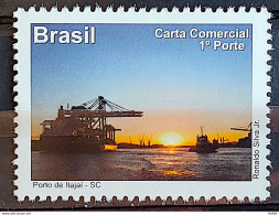 C 3179 Brazil Depersonalized Stamp Santa Catarina Charms Grane Sunset Tourism 2012 Porto De Itajai - Gepersonaliseerde Postzegels