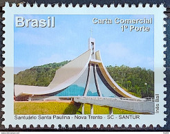 C 3176 Brazil Depersonalized Stamp Santa Catarina Charms Tourism 2012 Santa Paulina Religion Church - Personalisiert