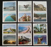 C 3169 Brazil Depersonalized Stamp Santa Catarina Charms Bridge Architecture 2012 Complete Series - Personalisiert