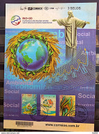 B 169 Brazil Stamp United Nations Sustainable Development Rio + 20 2012 CBC RJ - Neufs