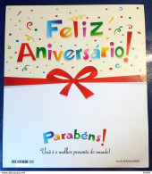 Brazil Aerograma Cod 152 Birhtday CONGRATULATIONS 2012 - Enteros Postales