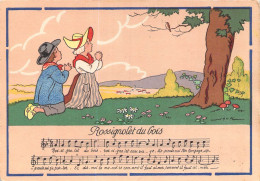 - Les Rondes Enfantines - Barré & Dayez (Jack) - "Rossignolet Du Bois". Avec Au Dos Le Texte De La Chanson.  1945 - Fairy Tales, Popular Stories & Legends