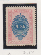 Denemarken Fiskale Zegel Cat. J.Barefoot Obligations(Bonds) 1 - Fiscaux