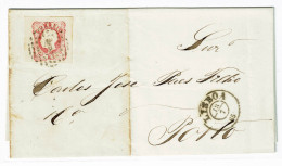 Portugal, 1865, Lisboa-Porto - Covers & Documents