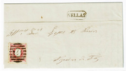 Portugal, 1870, # 30, Nellas-Figueira Da Foz - Brieven En Documenten