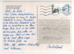 Timbre , Stamp " Bateau , Navire :  Voilier école : Danmark " Sur CP , Carte , Postcard Du 10/08/93 - Brieven En Documenten