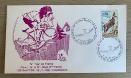 72ème Tour De France Cycliste 1985, 18ème étape, Cachet Illustré LUZ SAINT SAUVEUR 17/7/1985 DELGADO - Ciclismo