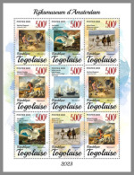 TOGO 2023 MNH Amsterdam Rijksmuseum Paintings Gemälde M/S – OFFICIAL ISSUE – DHQ2409 - Museos