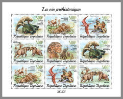 TOGO 2023 MNH Prehistoric Life Prähistorisches Leben M/S – OFFICIAL ISSUE – DHQ2409 - Preistorici