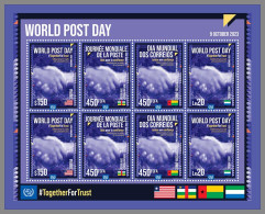 SIAMESE 2023 MNH World Post Day Weltposttag M/S – OFFICIAL ISSUE – DHQ2409 - Posta