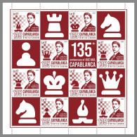 SIERRA LEONE 2023 MNH Jose Raul Capablanca Chess Schach M/S – OFFICIAL ISSUE – DHQ2409 - Echecs