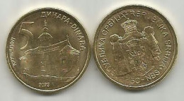 Serbia 5 Dinara 2023. High Grade - Servië