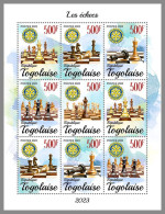 TOGO 2023 MNH Chess Schach M/S – IMPERFORATED – DHQ2409 - Echecs