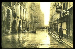 PARIS - La Crue De La SEINE 1910 - 45 : La Rue St-André-des-Arts Sous L'eau - Inundaciones