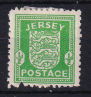 Jersey: 1941/43   Arms   SG1   ½d    MH - Jersey