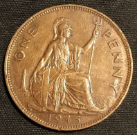 GRANDE BRETAGNE - 1 PENNY 1945 - George VI Avec "IND:IMP." - KM 845 - D. 1 Penny