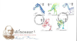 1991 Dinosaurs (2) Unaddressed FDC Tt - 1991-2000 Em. Décimales