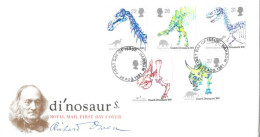 1991 Dinosaurs Unaddressed FDC Tt - 1991-2000 Dezimalausgaben