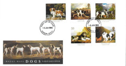 1991 Dogs Unaddressed FDC Tt - 1991-00 Ediciones Decimales