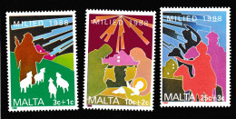 MALTE 1988 YT 785-787 ** - Malta