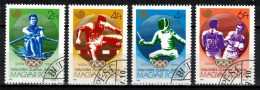 Hongrie 1988 Mi 3959-62 (Yv 3160-3), Obliteré, - Used Stamps