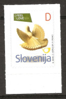 Slovénie Slovenija 2010 N° 702 ** Fait En, Made In, Colombe Du Saint-Esprit, Bois, Sculpture, Artisanat, Amour, Oiseau - Slowenien