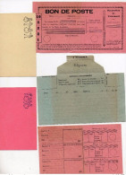 !!! POSTE ENFANTINE : LOT DE DOCUMENTS DIFFERENTS.MANDAT POSTE, TELEGRAMME... - Covers & Documents