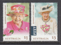 2018 Australia QE II Birthday Royalty Complete Set Of 2 MNH - Mint Stamps