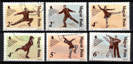 Hongrie 1988 Mi 3946-51 (Yv 3150-5), Obliteré, - Usati