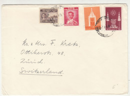 Thaileand Letter Cover Posted 1959 To Switzerland B240301 - Thaïlande