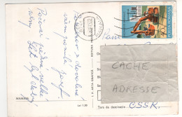 Timbre , Stamp " Travaux Publics : Pelleteuse ,  Excavator Hidraulic " Sur CP , Carte , Postcard Du 06/06/78 - Storia Postale