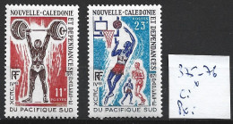 NOUVELLE-CALEDONIE 375-76 * Côte 8.50 € - Unused Stamps