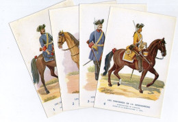 !!! SERIE COMPLETE UNIFORMES DE GENDARMERIE (20 CARTES) AVEC POCHETTE (6 SCANS) - Polizei - Gendarmerie