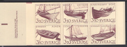 F1659 - SUEDE SWEDEN N°1449 ** CARNET Bateaux - 1981-..