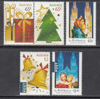 2018 Australia Christmas Noel Navidad Complete Set Of 5 MNH @ BELOW FACE VALUE - Mint Stamps