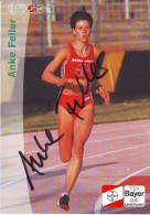 Anke Feller (10x15 Cm) Original Dedicated Photo - Deportivo