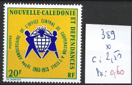 NOUVELLE-CALEDONIE 389 * Côte 2.50 € - Unused Stamps